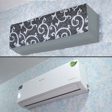 Printed AC Cover - (Inner + Outer Unit Set) - Light Black