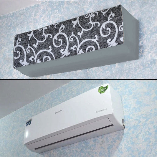 Printed AC Cover - (Inner + Outer Unit Set) - Light Black