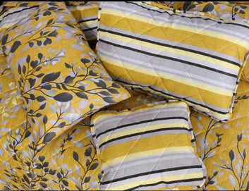 7 Pcs Quilted Comforter Set - Laburnum