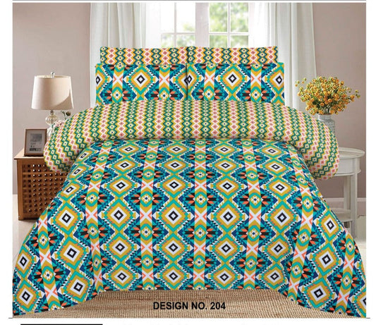 3 Pcs Bedsheet - Peak
