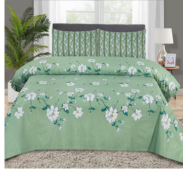 3 Pcs Bedsheet - Divine