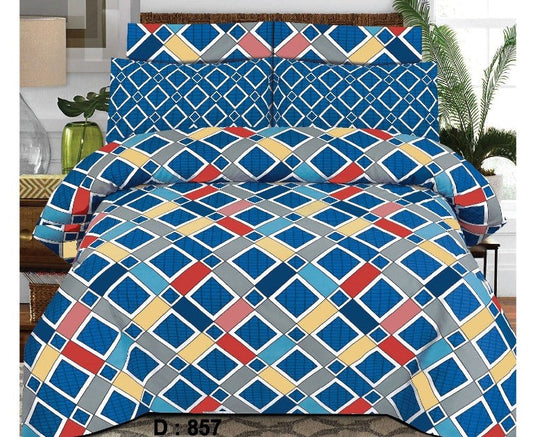 3 Pcs Bedsheet - Purity
