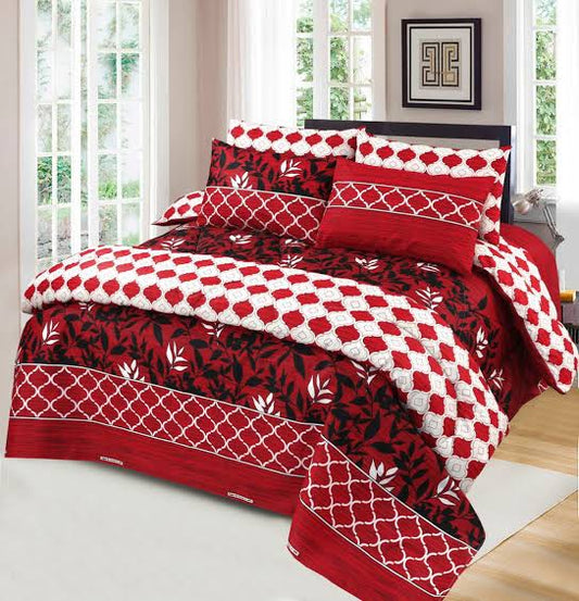 6 PCS VICKY RAZAI SET - RED BLOTCHES