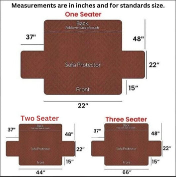 Ultrasonic Microfiber Sofa Cover - Maroon
