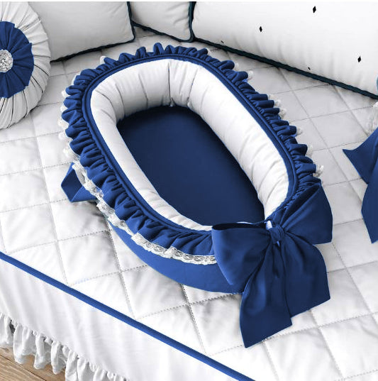 Comfortable Baby Nest For New Born Baby / Infant - Navy Blue